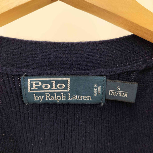 ポロバイラルフローレン Polo by RALPH LAUREN 復刻タグ アーガイル カシミヤ混 コットン ノースリーブ カーディガン メンズ import:S