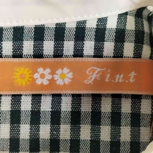 フィント fint スカラップ使いギンガムチェックワンピース レディース FREE