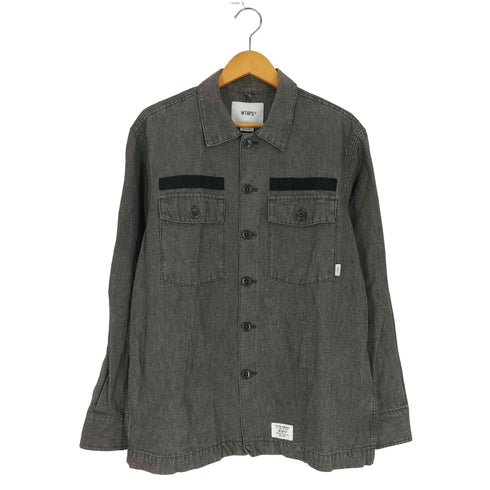 ダブルタップス WTAPS BUDS LS 01 SHIRT .LICO.CHAMBRAY バッズ ロングスリーブ 01 シャツ リコ シャンブレー メンズ 01