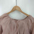 ナチュラルビューティーベーシック NATURAL BEAUTY BASIC 24SS シアー ギャザー ペプラム ブラウス レディース JPN:S