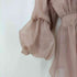 ナチュラルビューティーベーシック NATURAL BEAUTY BASIC 24SS シアー ギャザー ペプラム ブラウス レディース JPN:S