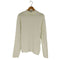 ザラ ZARA エンボス生地 ハイネック ロングスリーブTシャツ レディース import:M