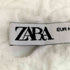 ザラ ZARA エンボス生地 ハイネック ロングスリーブTシャツ レディース import:M