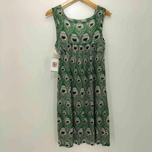 ツモリチサト TSUMORI CHISATO 孔雀柄 ノースリーブワンピース レディース JPN:2