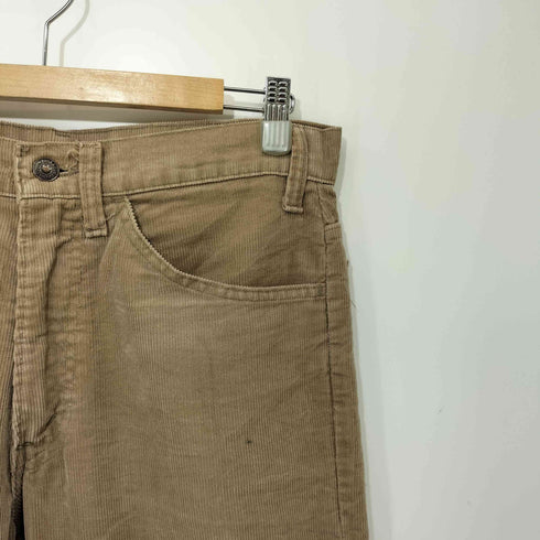 リーバイス Levis 80S 519 USA製 白タブ ボタン裏536刻印 TALONジップ ジップアップ コーデュロイ パンツ メンズ W32 L32
