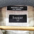 ハガークロージング HAGGAR リネンレーヨン S/S オープンカラーオンブレチェックシャツ メンズ import:XL