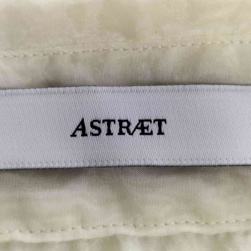 アストラット ASTRAET PE/N オーガンジー レギュラーカラー ロングシャツ レディース