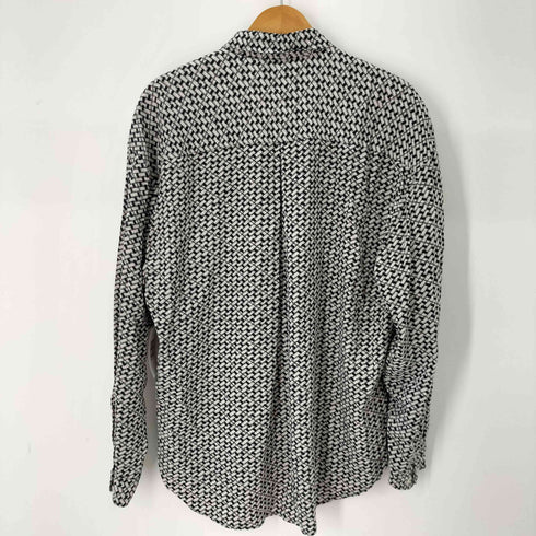 ゲス GUESS 90-00S レーヨンリネン L/S 総柄シャツ メンズ import:L