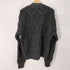 ジョスエーバンク Jos A Bank 90S ウールケーブルニット メンズ import:L