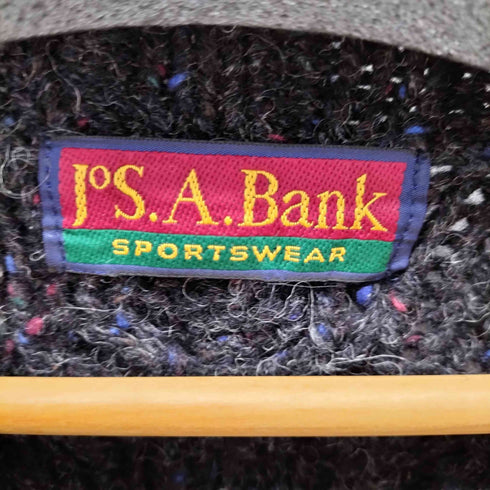 ジョスエーバンク Jos A Bank 90S ウールケーブルニット メンズ import:L