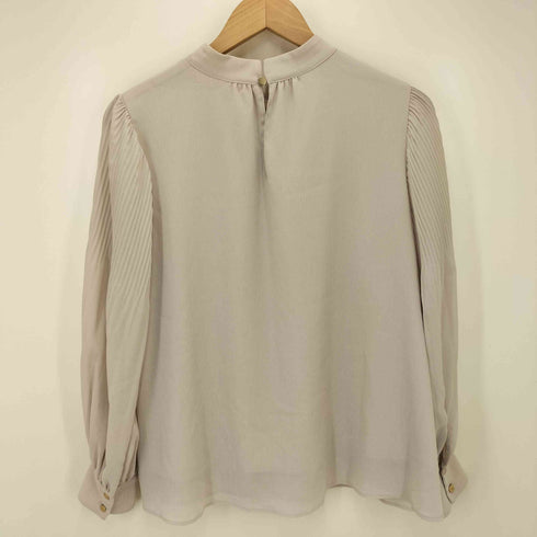 ナチュラルビューティーベーシック NATURAL BEAUTY BASIC 23SS 楊柳 プリーツ ブラウス レディース JPN:S