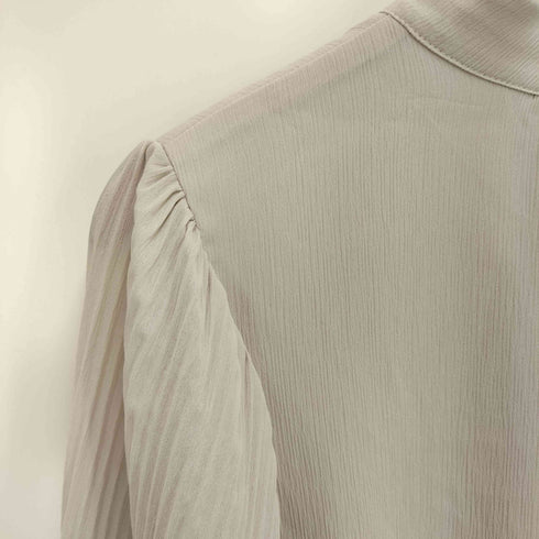 ナチュラルビューティーベーシック NATURAL BEAUTY BASIC 23SS 楊柳 プリーツ ブラウス レディース JPN:S