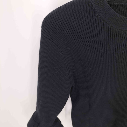 ラブティックボンボン La boutique BonBon お袖 レース リブニット 5分袖 レディース FREE