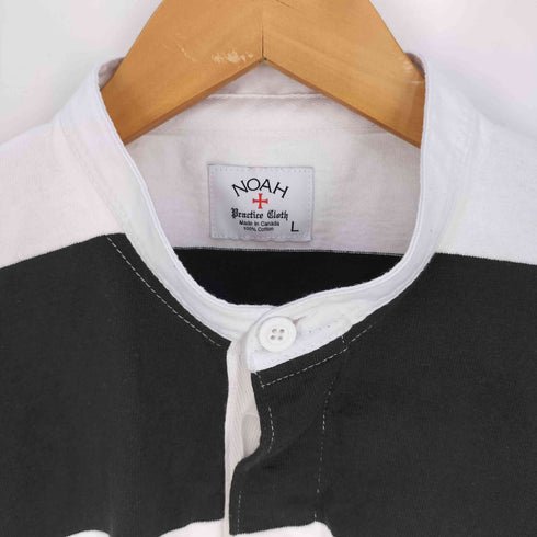 ノア NOAH Band Collar Rugby バンドカラー ラガーシャツ メンズ import:L