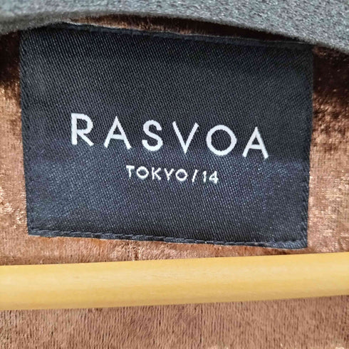 ラスボア RASVOA ベロアキルティングコート レディース FREE