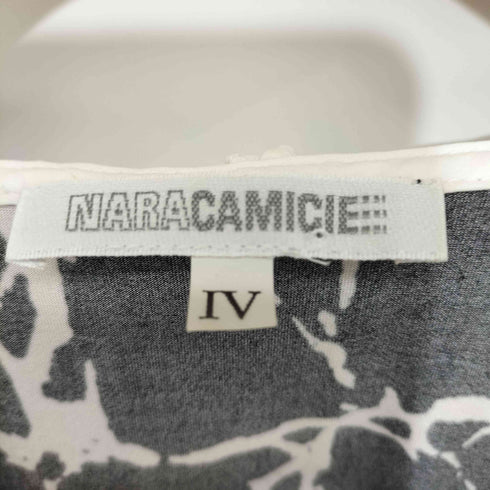 ナラカミーチェ NARACAMICIE ストレッチ フリルトップス レディース JPN:4