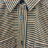イッセイミヤケ ISSEY MIYAKE ISSEY SPORT 70S ボーダー ベロアプルオーバーシャツ メンズ 9
