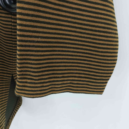 イッセイミヤケ ISSEY MIYAKE ISSEY SPORT 70S ボーダー ベロアプルオーバーシャツ メンズ 9