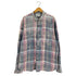 オールドネイビー OLD NAVY ブリーチ加工 チェック ボタンダウン シャツ メンズ import:XXL