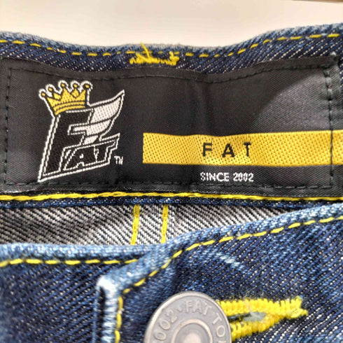 エフエーティー FAT テーパードデニムパンツ メンズ FAT