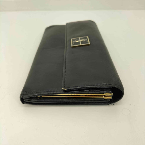 イヴサンローラン Yves Saint Laurent フロントロゴ長財布 レディース