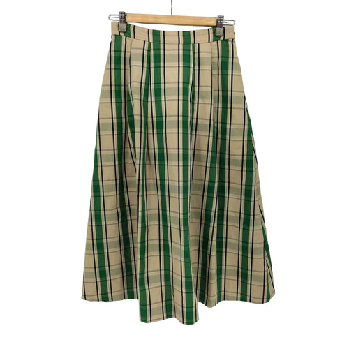 マッキントッシュ ロンドン Mackintosh LONDON グログランチェックスカート レディース 38