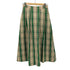 マッキントッシュ ロンドン Mackintosh LONDON グログランチェックスカート レディース 38