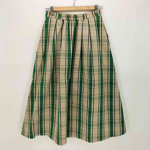 マッキントッシュ ロンドン Mackintosh LONDON グログランチェックスカート レディース 38