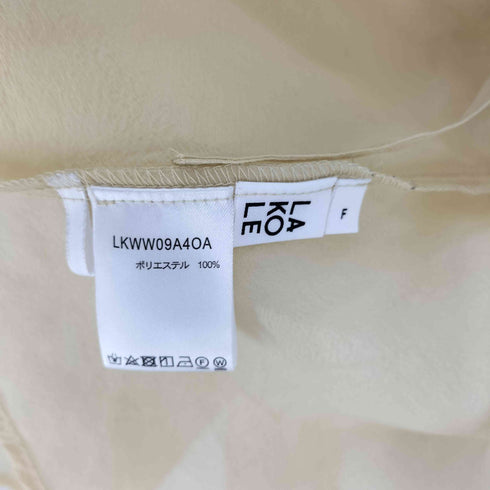 ラコレ LAKOLE 2WAY シャーリング ブラウス レディース F