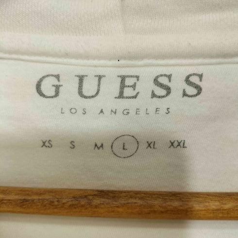 ゲス GUESS ロゴ刺繍 LOSANGELES刺繍 プルオーバー パーカー メンズ import:L
