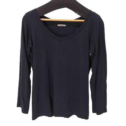 オーラリー AURALEE SEAMLESS ROUND NECK L/S TEE レディース