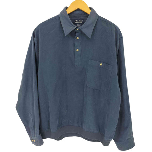 ジョンブレア JOHN BLAIR フェイクスエード プルオーバーシャツ メンズ import:L