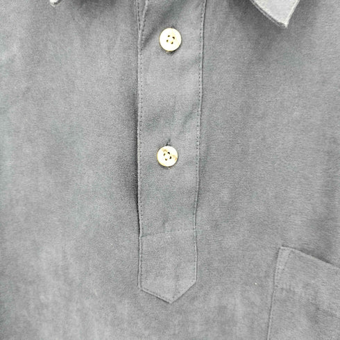 ジョンブレア JOHN BLAIR フェイクスエード プルオーバーシャツ メンズ import:L