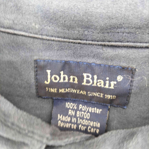 ジョンブレア JOHN BLAIR フェイクスエード プルオーバーシャツ メンズ import:L