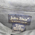 ジョンブレア JOHN BLAIR フェイクスエード プルオーバーシャツ メンズ import:L