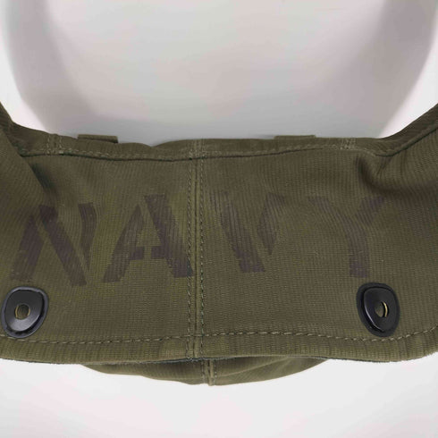 NAVAL CLOTHING FACTORY MFG&CO NAVY ステンシル ハーフムーン ミリタリー ショルダー バッグ メンズ