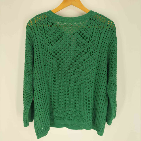 ローリーズファーム LOWRYS FARM 2WAY 切替 メッシュ L/S ニット レディース F
