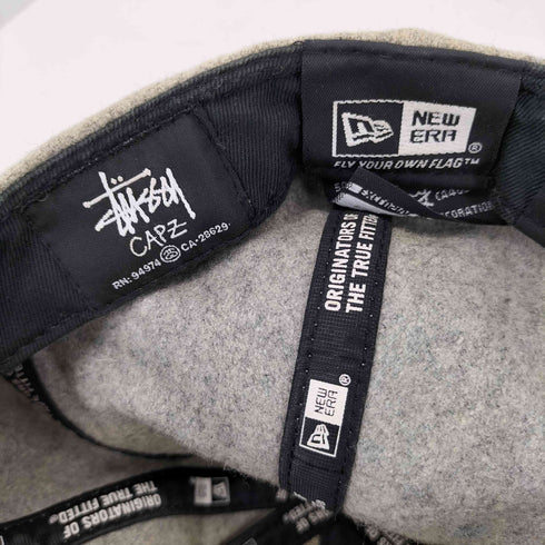 ニューエラ NEW ERA NEW ERA Stussy ストックロゴ ウールキャップ メンズ 7 5/8