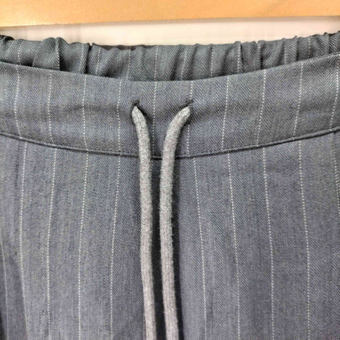 ストライプ 2タックイージーワイドパンツ レディース JPN:L