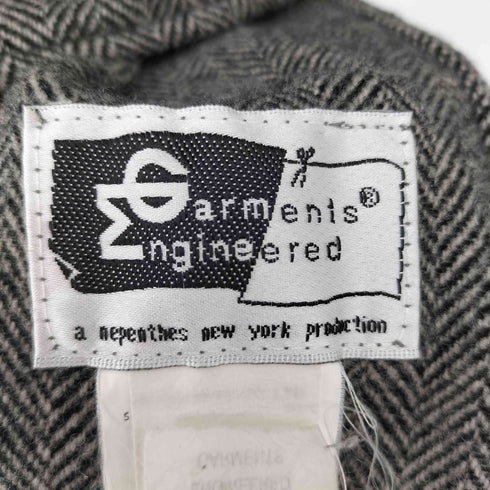 エンジニアードガーメンツ Engineered Garments Button Shawl -Poly Wool Herringbone メンズ