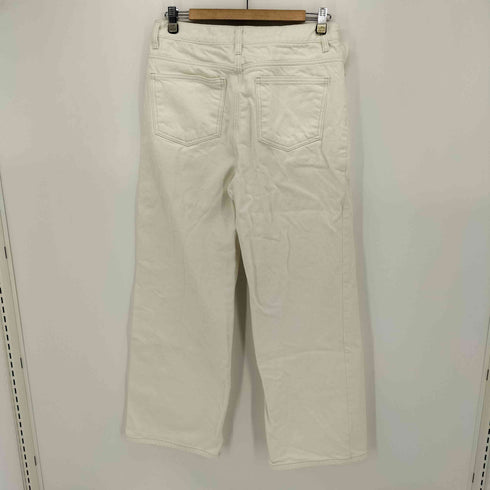 K.K closet KJ ホワイト ワイドデニム レディース JPN:L