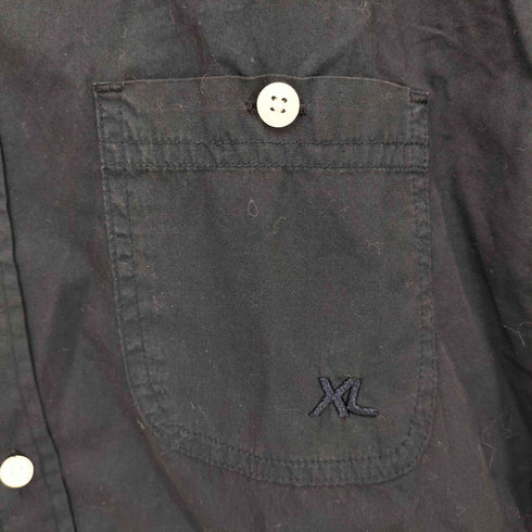 エクストララージ XLARGE XL 同色刺繍 ベーシック S/S ワークシャツ メンズ import:M