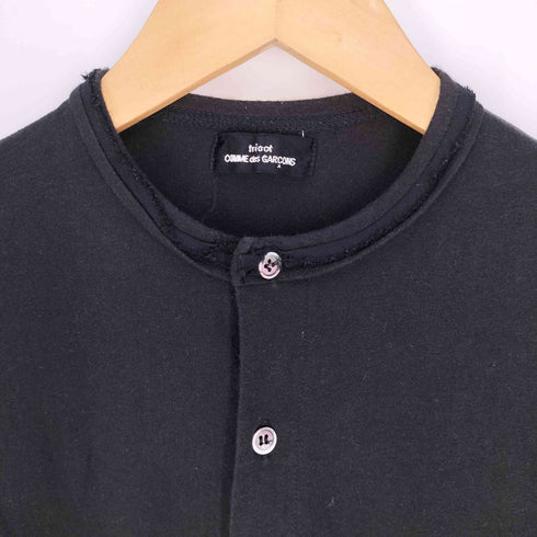 トリココムデギャルソン tricot COMME des GARCONS 裾リボン コットンポリ カーディガン レディース