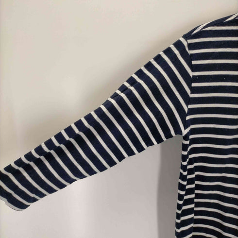 ラコステ LACOSTE 鹿の子 ボーダーL/Sポロ メンズ JPN:L