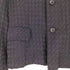 コムデギャルソンコムデギャルソン COMME des GARCONS COMME des GARCONS 千鳥格子柄 ドット柄 シアー 丸襟 ラウンドカラー ジャケット レディース JPN:S