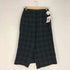トリココムデギャルソン tricot COMME des GARCONS 縮絨加工 ウール チェック バックスリット スカート レディース