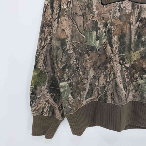 アトモスピンク ATMOS PINK Rib Patch Sweat Tops CAMOUFLAGE リブ パッチ スウエットトップ レディース FREE