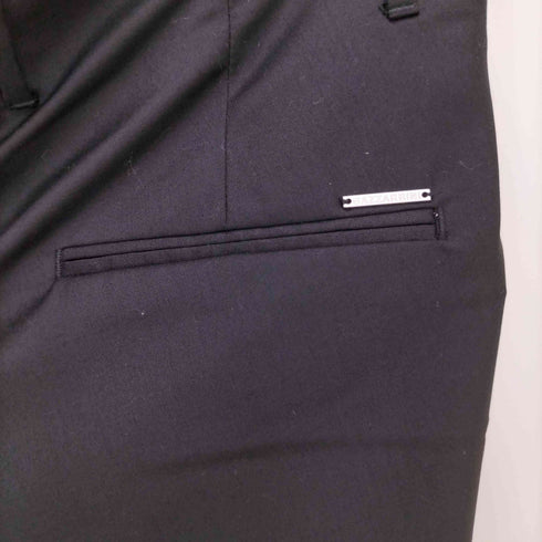 Gazzarrini イタリア製 REGULAR ウール ポリ 2タック スラックス パンツ メンズ 48