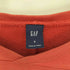 ギャップ Gap 00S Vネック エルボーパッチ 69 プリント プルオーバー カップショルダー ラグビー スウェット トレーナー メンズ import:S