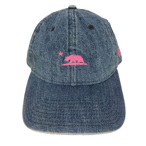 ニューエラ NEW ERA 9TWENTY CALIFORNIA BEAR 刺繍 デニムキャップ レディース